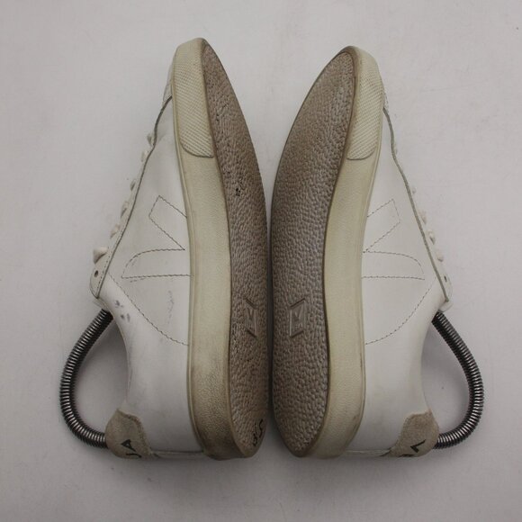 Veja Esplar White Leather Women’s Size 5 Lace Up Trainer Casual Sneakers - Picture 6 of 10